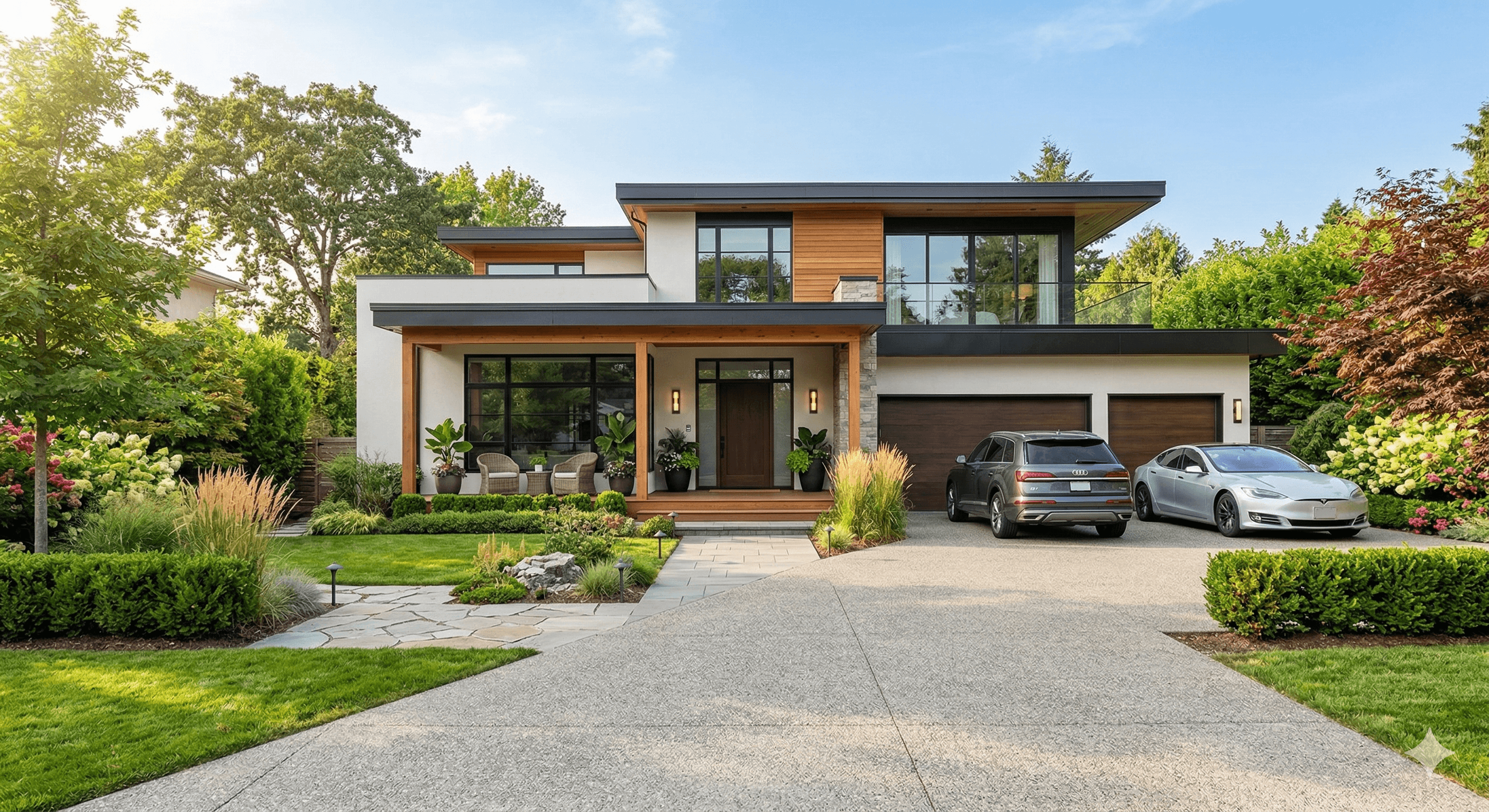 Modern home exterior